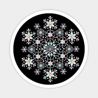 Mandala Snowflake Magnet